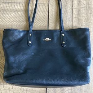 Black coach purse